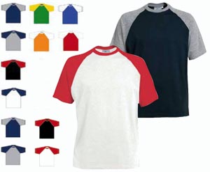 MAGLIA COTONE MANICA CORTA BICOLORE