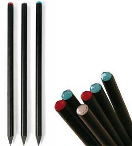 MATITA LEGNO COLORE NERO PASTA NERA