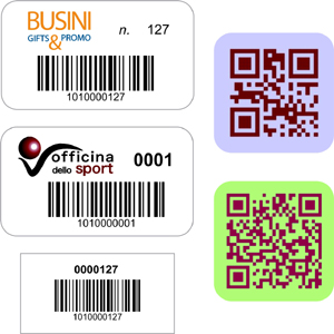 ETICHETTE CODICI A BARRE-QR CODE