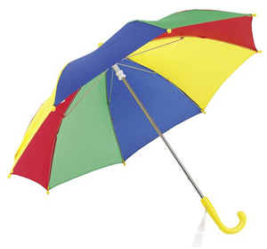 OMBRELLO PER BAMBINI A SPICCHI COLORATI