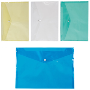 BUSTA PORTADOCUMENTI PVC LEGGERA