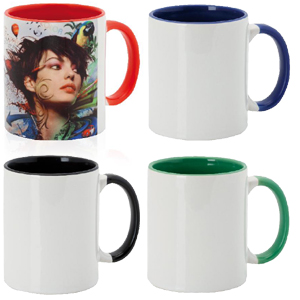 TAZZA MUG PORTAMATITE CERAMICA BIANCA