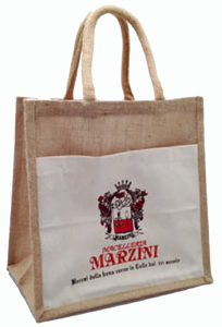 SHOPPER JUTA CON TASCA ESTERNA