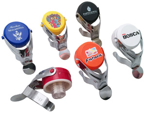 STOPPER IN ACCIAIO CROMATO E ABS