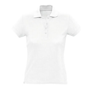 POLO DONNA COTONE 170gr BIANCA