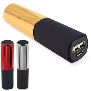 POWERBANK 2200 MAH A FORMA DI ROSSETTO