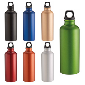 Borraccia in alluminio metallizzata 500m