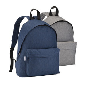 Zaino in R-PET melange, 2 tasche