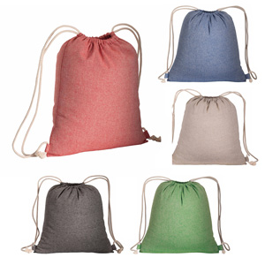 ZAINETTO IN COTONE RICICLATO CON CORDINI