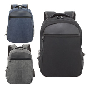 Zaino con tasche laterali per bottiglia