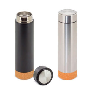 Thermos con base in sughero
